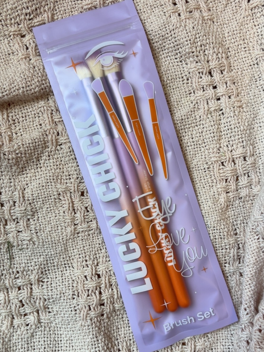 Lucky Chick 3-piece brush set